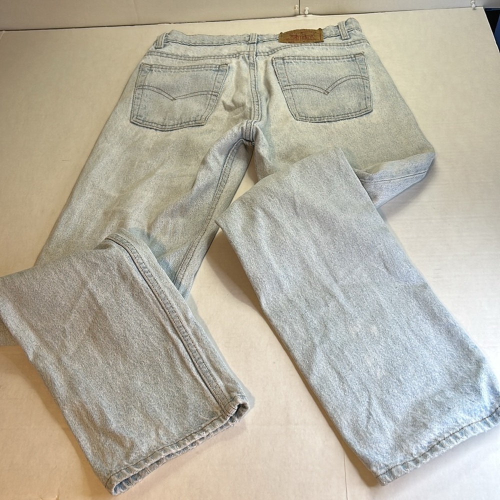 LEVI’S VINTAGE XX 80’-90s DISTRESSED 100% COTTON 505’S RED TAG TAG SZ W31 L32 - Picture 5 of 16